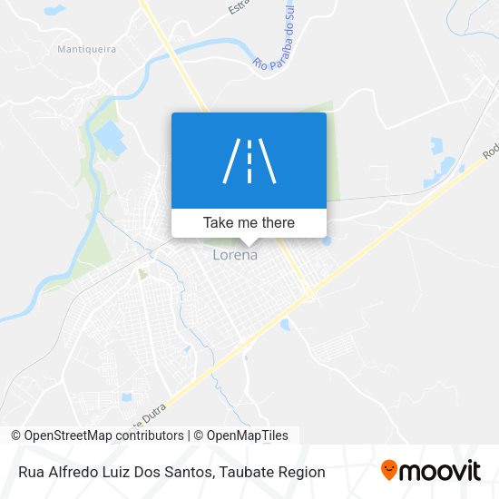 Rua Alfredo Luiz Dos Santos map