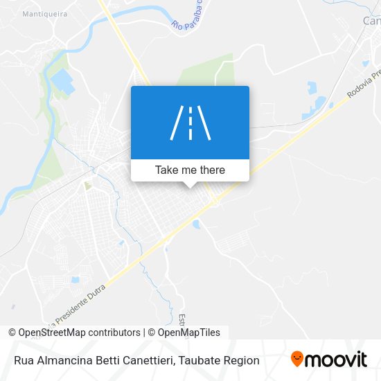 Rua Almancina Betti Canettieri map