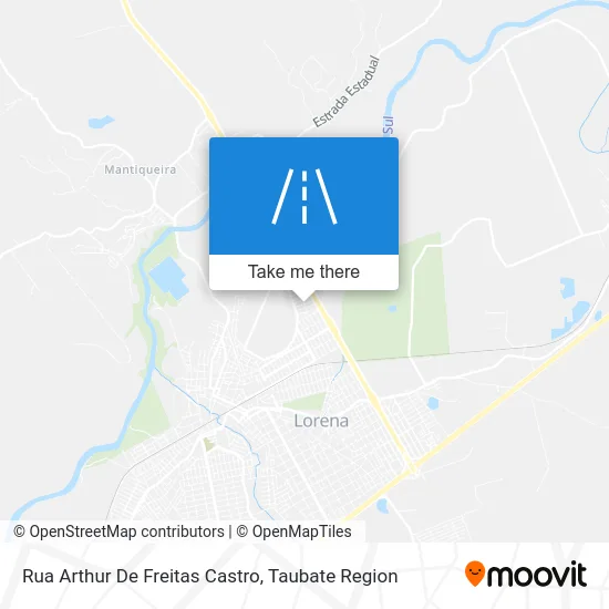 Rua Arthur De Freitas Castro map