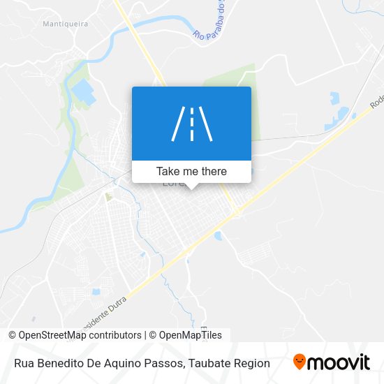 Rua Benedito De Aquino Passos map