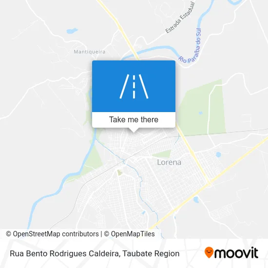 Rua Bento Rodrigues Caldeira map