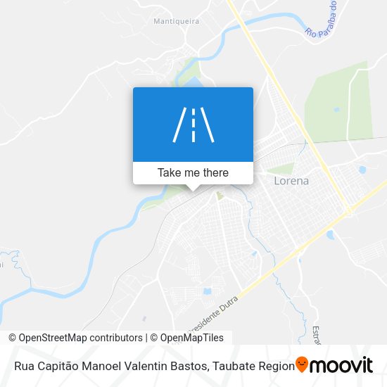 Rua Capitão Manoel Valentin Bastos map