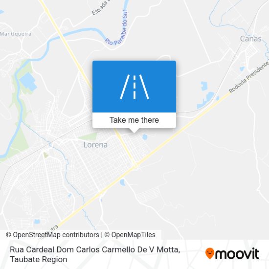 Rua Cardeal Dom Carlos Carmello De V Motta map