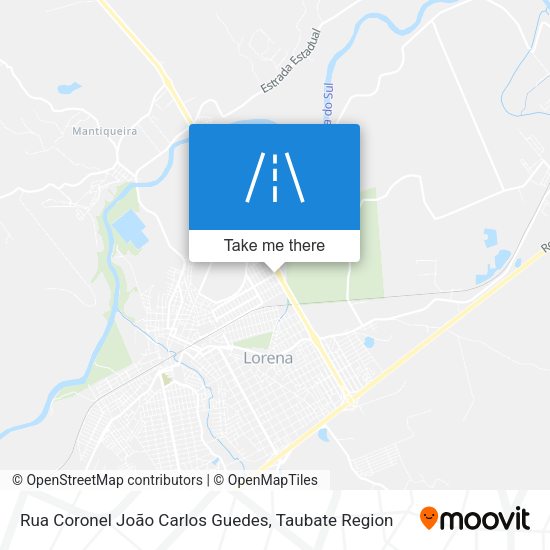 Rua Coronel João Carlos Guedes map