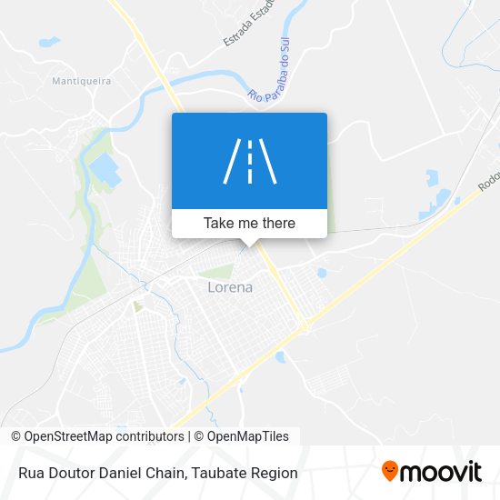 Rua Doutor Daniel Chain map