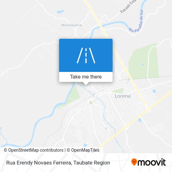 Rua Erendy Novaes Ferreira map