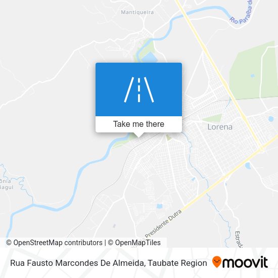Rua Fausto Marcondes De Almeida map