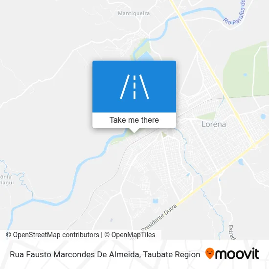Rua Fausto Marcondes De Almeida map