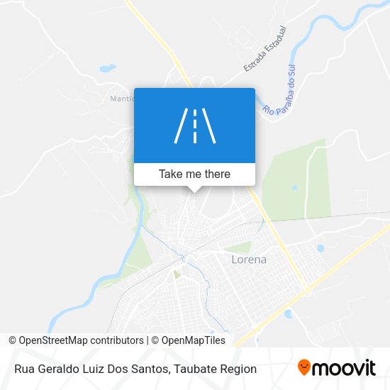 Rua Geraldo Luiz Dos Santos map
