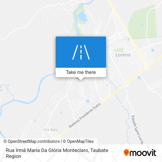 Rua Irmã Maria Da Glória Monteclaro map
