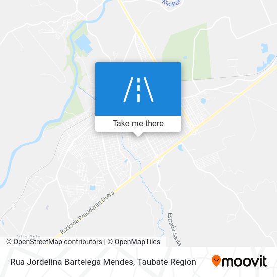 Rua Jordelina Bartelega Mendes map