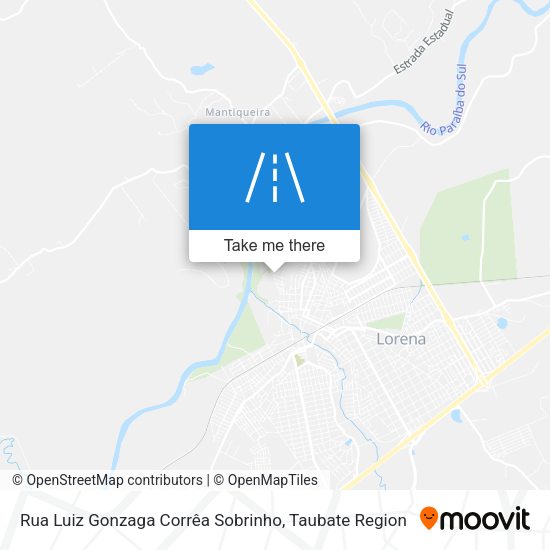 Rua Luiz Gonzaga Corrêa Sobrinho map