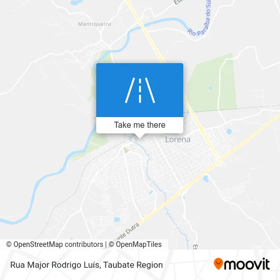 Rua Major Rodrigo Luís map