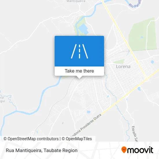 Rua Mantiqueira map