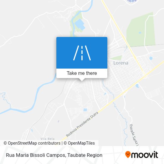 Rua Maria Bissoli Campos map