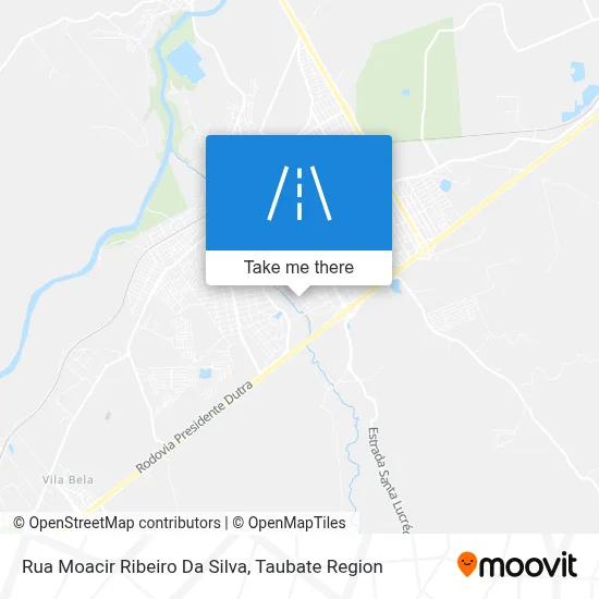 Rua Moacir Ribeiro Da Silva map