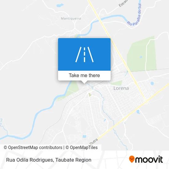 Rua Odila Rodrigues map