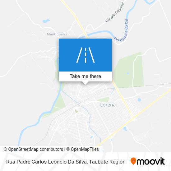 Rua Padre Carlos Leôncio Da Silva map