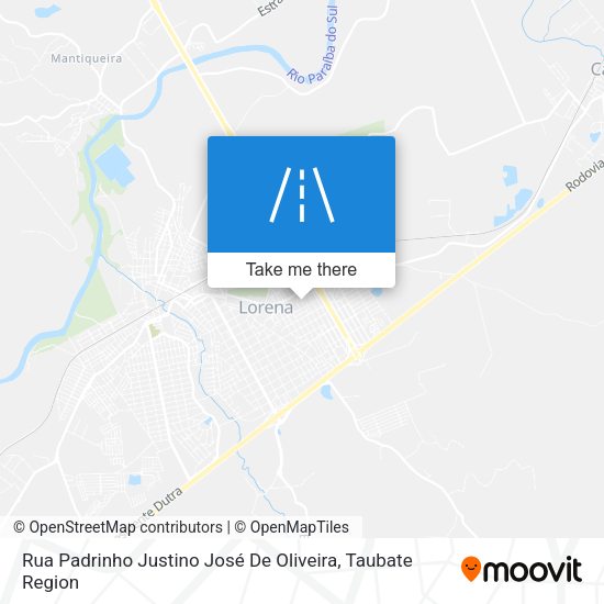 Rua Padrinho Justino José De Oliveira map