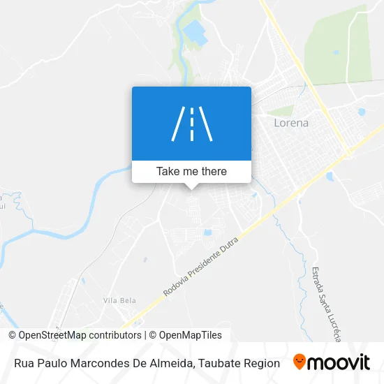 Rua Paulo Marcondes De Almeida map