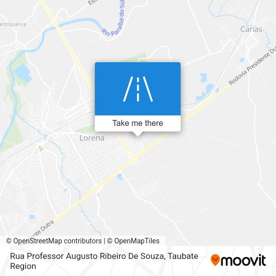Rua Professor Augusto Ribeiro De Souza map