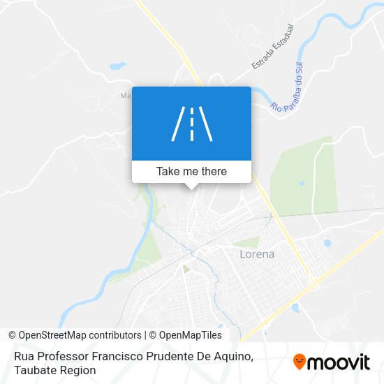Rua Professor Francisco Prudente De Aquino map