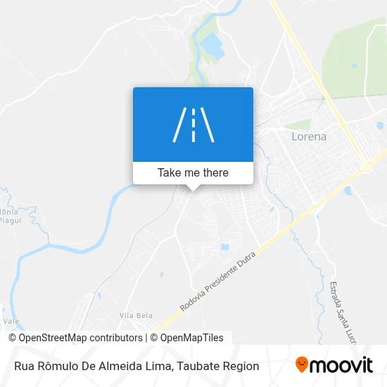 Rua Rômulo De Almeida Lima map