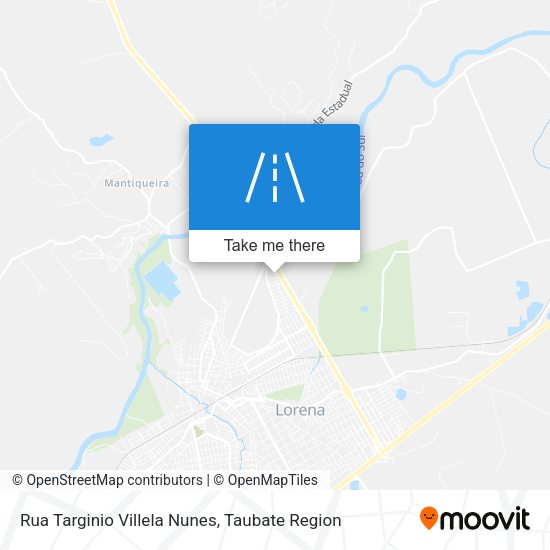 Rua Targinio Villela Nunes map