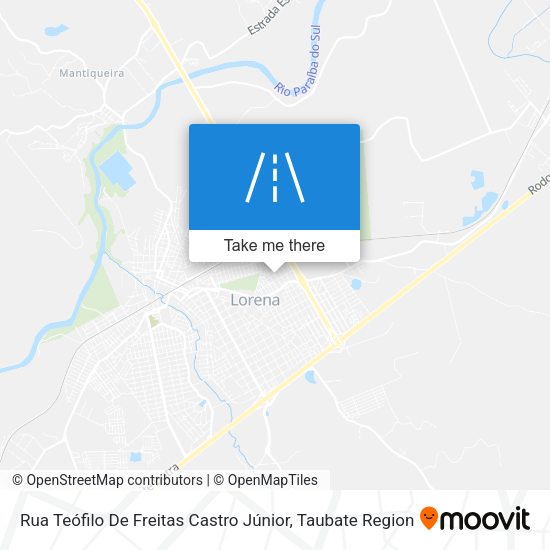 Rua Teófilo De Freitas Castro Júnior map