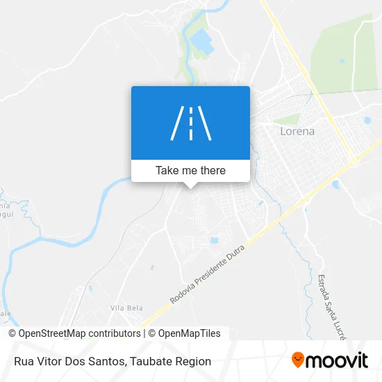 Rua Vitor Dos Santos map