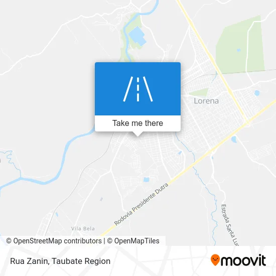 Rua Zanin map