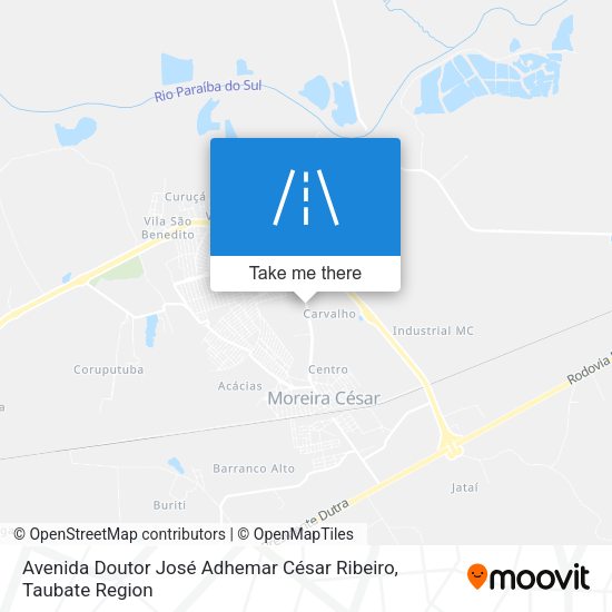 Avenida Doutor José Adhemar César Ribeiro map