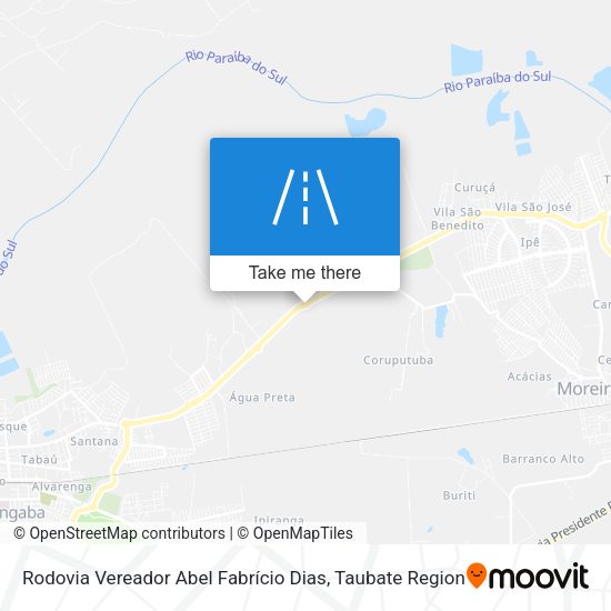 Rodovia Vereador Abel Fabrício Dias map