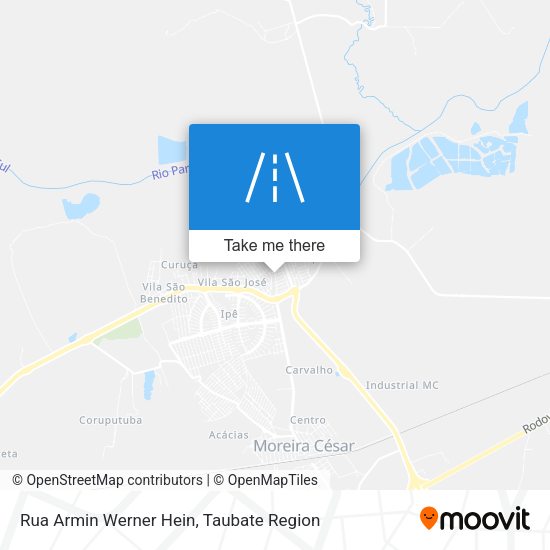 Rua Armin Werner Hein map