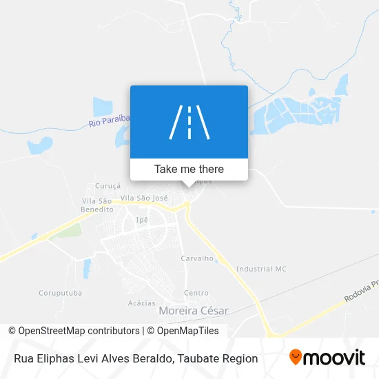 Rua Eliphas Levi Alves Beraldo map
