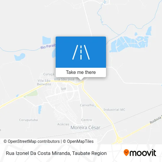 Rua Izonel Da Costa Miranda map