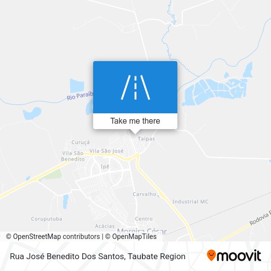 Rua José Benedito Dos Santos map
