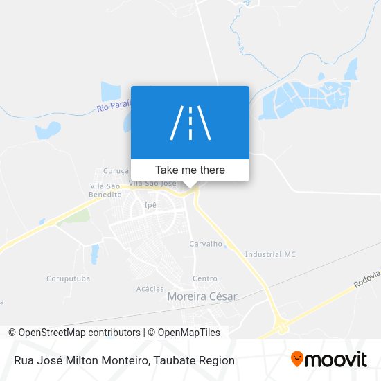 Rua José Milton Monteiro map