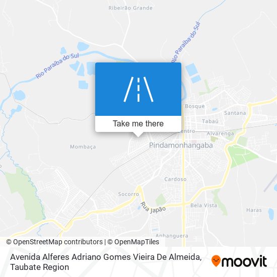 Mapa Avenida Alferes Adriano Gomes Vieira De Almeida