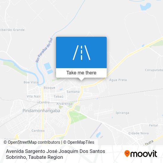 Avenida Sargento José Joaquim Dos Santos Sobrinho map