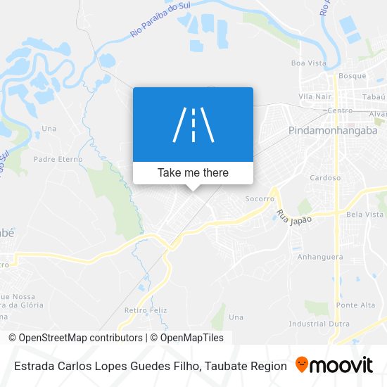 Estrada Carlos Lopes Guedes Filho map