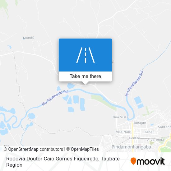 Rodovia Doutor Caio Gomes Figueiredo map