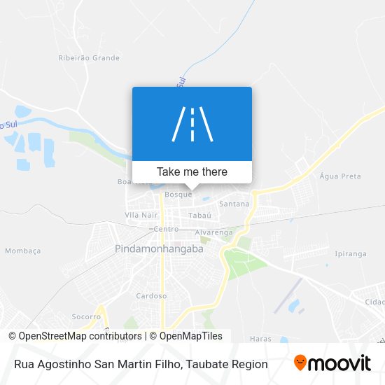 Rua Agostinho San Martin Filho map