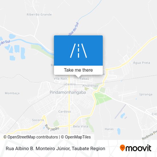 Rua Albino B. Monteiro Júnior map