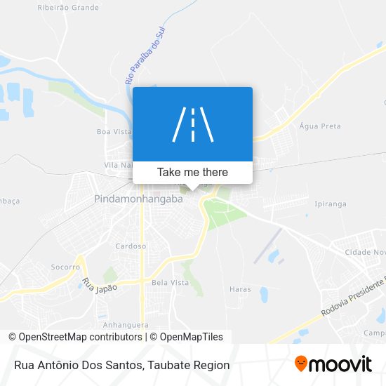 Rua Antônio Dos Santos map