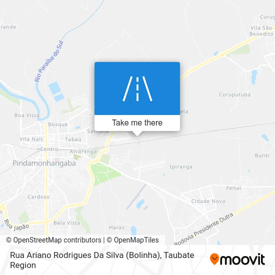 Rua Ariano Rodrigues Da Silva (Bolinha) map