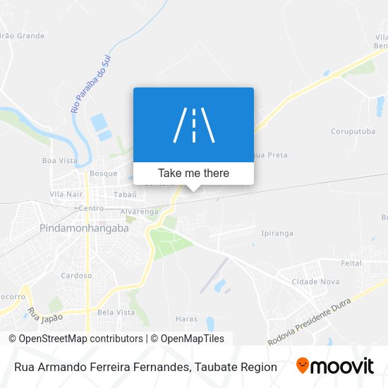 Rua Armando Ferreira Fernandes map