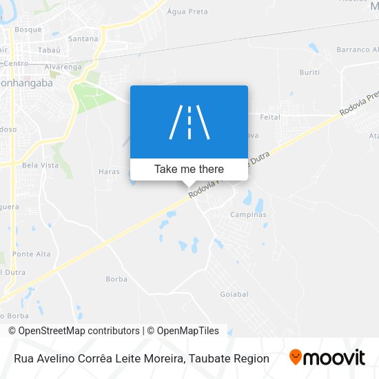 Rua Avelino Corrêa Leite Moreira map