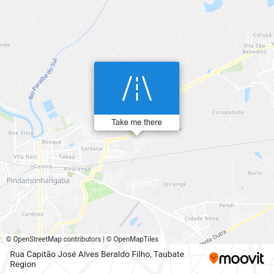 Rua Capitão José Alves Beraldo Filho map