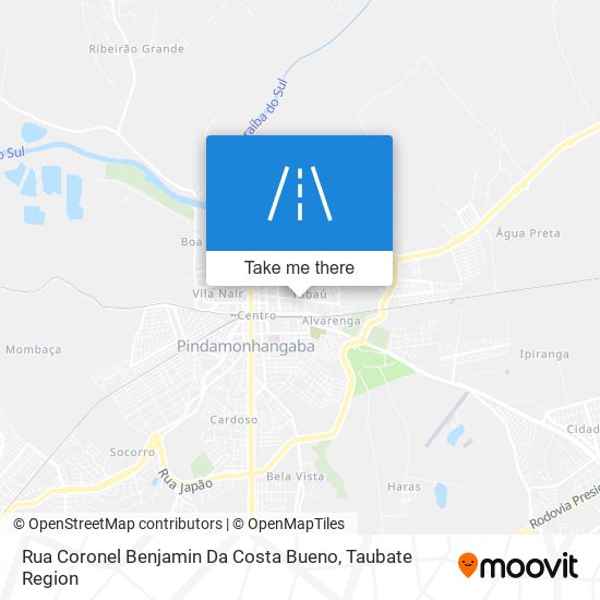 Mapa Rua Coronel Benjamin Da Costa Bueno